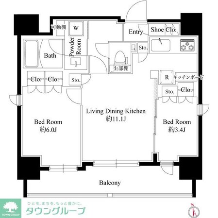 GRAN PASEO八丁堀IIの物件間取画像